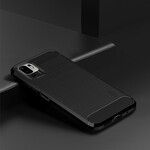 Xiaomi Redmi Note 10 5G / Poco M3 Pro 5G Geborsteld Carbon Fiber Case MOFI