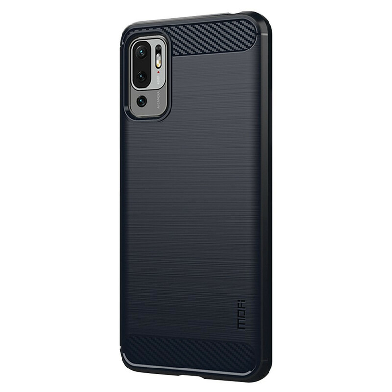 Xiaomi Redmi Note 10 5G / Poco M3 Pro 5G Geborsteld Carbon Fiber Case MOFI