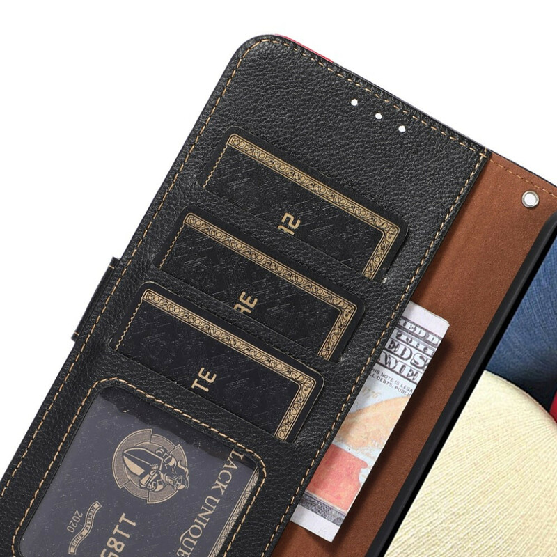 OnePlus Nord 2 5G stijl Litchi RFID geval KHAZNEH