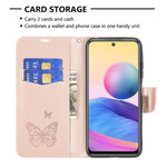 Xiaomi Redmi Note 10 5G / Poco M3 Pro 5G Vlinder afgedrukt Strap Case