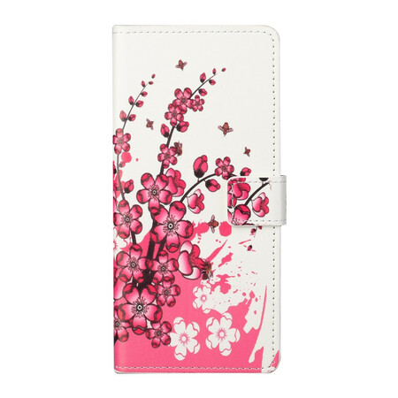 OnePlus Nord 2 5G tropische bloemen case