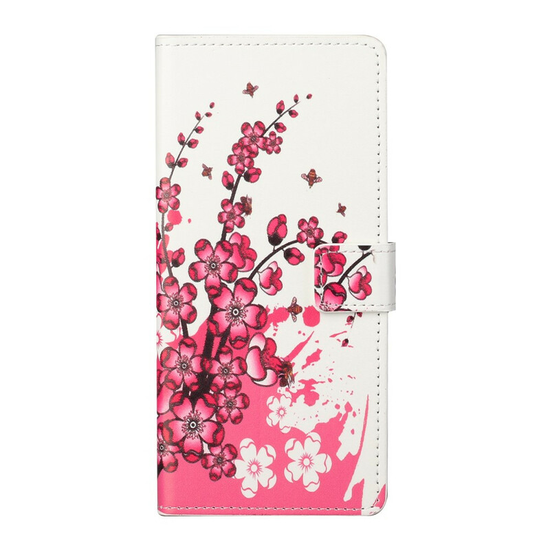 OnePlus Nord 2 5G tropische bloemen case