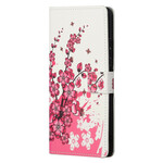 OnePlus Nord 2 5G tropische bloemen case