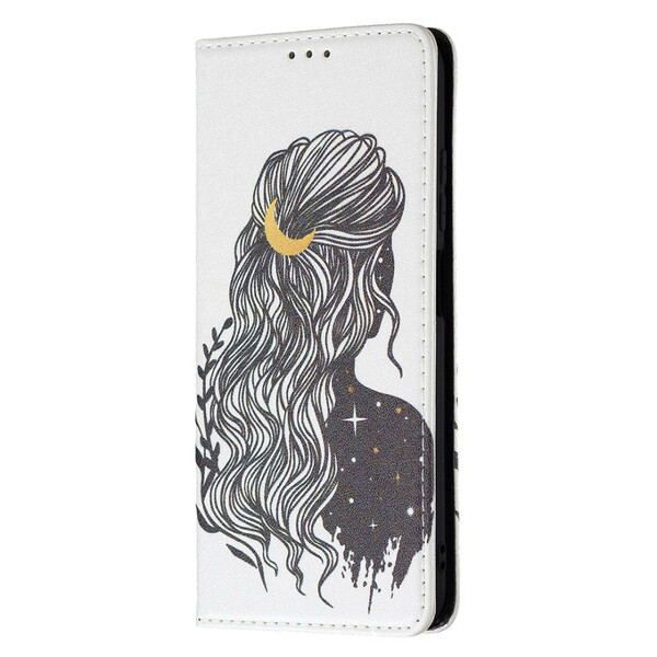 Flip Cover Xiaomi Redmi Note 10 5G / Poco M3 Pro 5G mooi haar