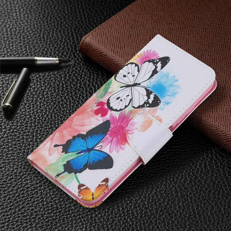 Xiaomi Redmi Note 10 5G / Poco M3 Pro 5G Case Vlinders en Bloemen
