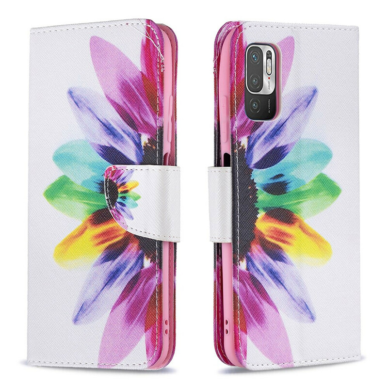 Xiaomi Redmi Note 10 5G / Poco M3 Pro 5G aquarel bloem case