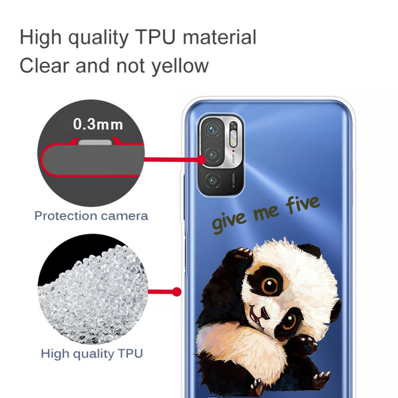 Xiaomi Redmi Note 10 5G / Poco M3 Pro 5G Panda Case Geef Me Vijf