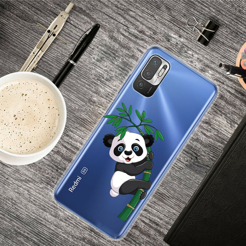 Xiaomi Redmi Note 10 5G / Poco M3 Pro 5G Hoesje Panda op Bamboe