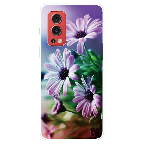 OnePlus Nord 2 5G realistische bloem geval