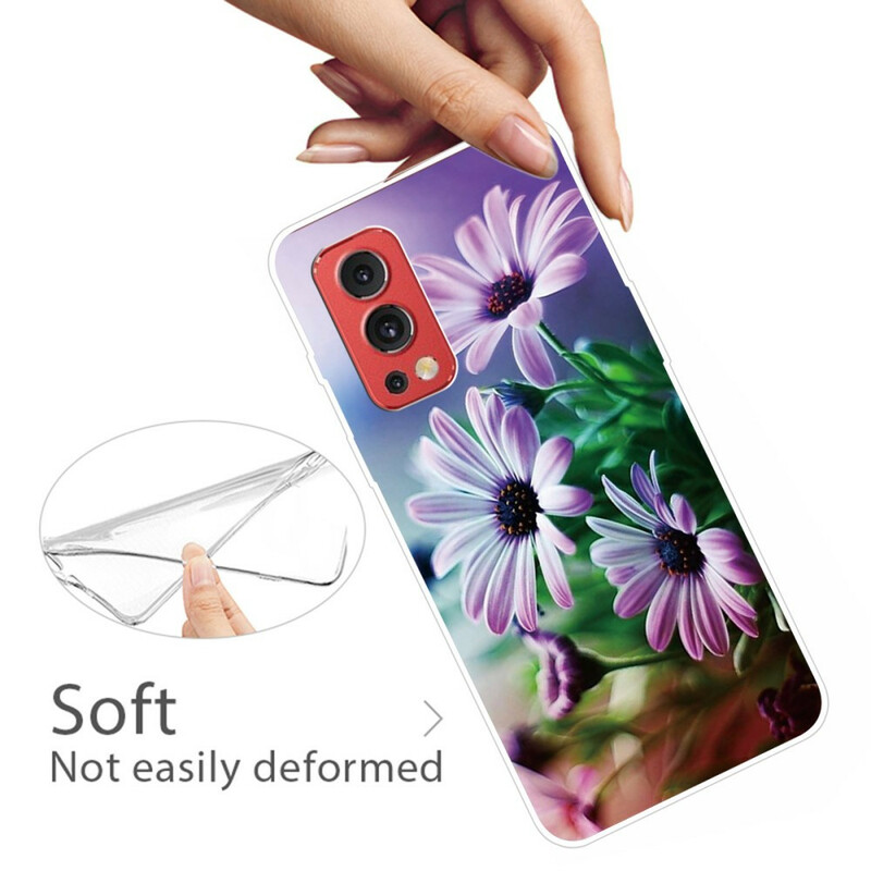 OnePlus Nord 2 5G realistische bloem geval