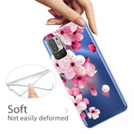 Xiaomi Redmi Note 10 5G / Poco M3 Pro 5G Case Kleine Roze Bloemen