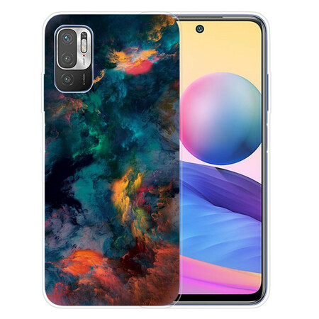Xiaomi Redmi Note 10 5G / Poco M3 Pro 5G Case Gekleurde Wolken