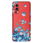 OnePlus Nord 2 5G blauwe bloemen geval