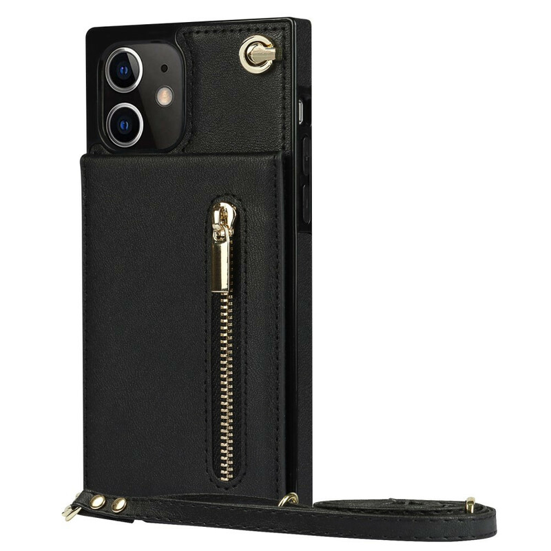 Case iPhone 12 Mini Schouderriem kaarthouder