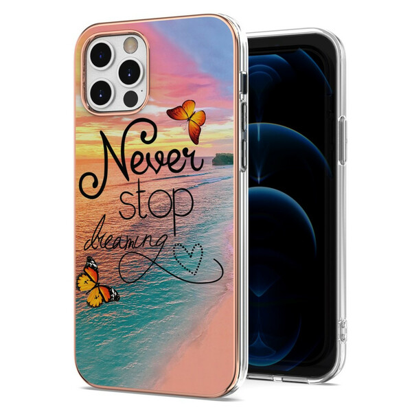 Case iPhone 12 / 12 Pro Never Sto Dreaming Vlinders