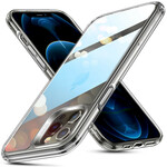 iPhone 12 / 12 Pro Case Glazen rug en Silicone randen
