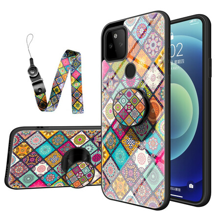 Google Pixel 5A 5G Magnetisch Patchwork Geval