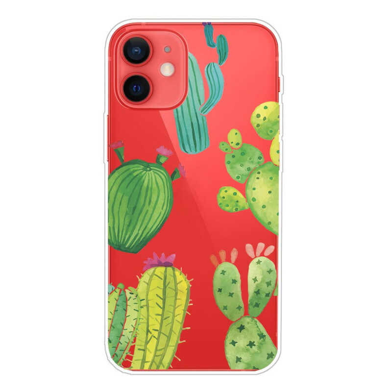 Case iPhone 13 Mini Cactus Waterverf