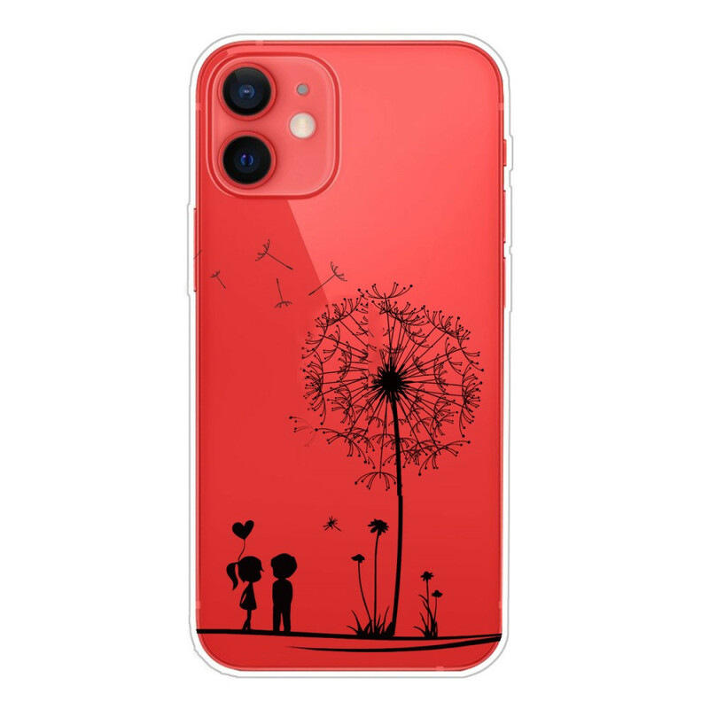 Case iPhone 13 Mini Paardebloem Liefde