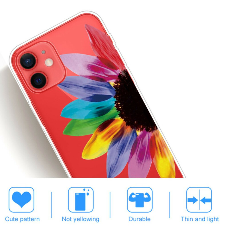 iPhone 13 Mini Kleurrijke Bloem Case