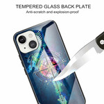 Case iPhone 13 Mini gehard glas Rose des Vents