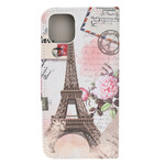 Case iPhone 13 Mini Eiffeltoren Retro