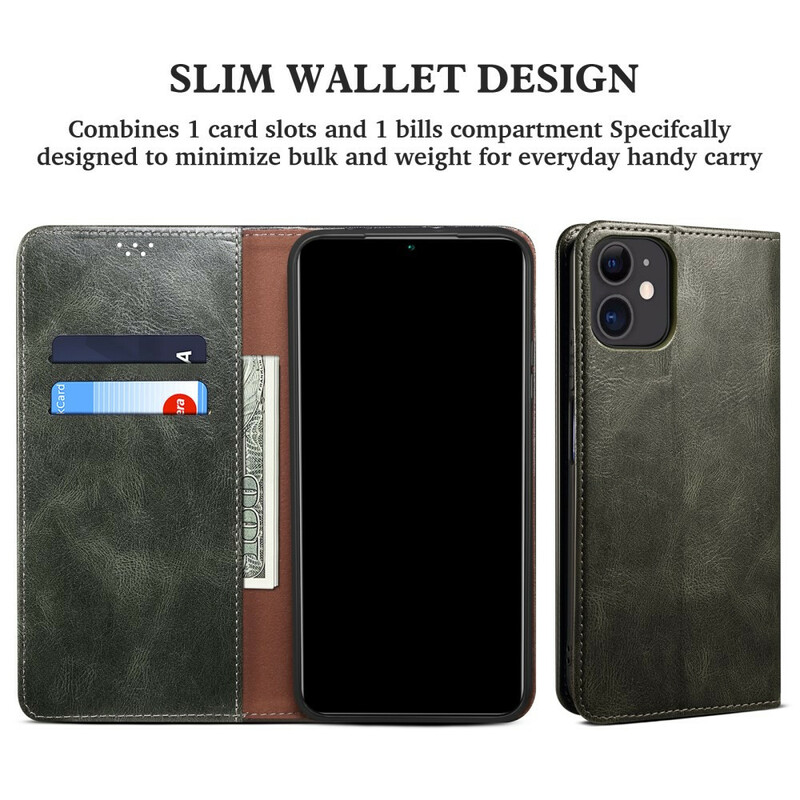 Flip Cover iPhone 13 Mini Kunstleer Flip Cover iPhone 13 Mini Kunstleer