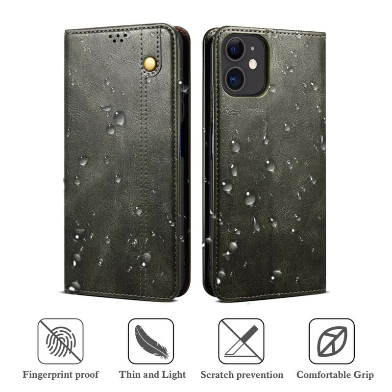 Flip Cover iPhone 13 Mini Kunstleer Flip Cover iPhone 13 Mini Kunstleer