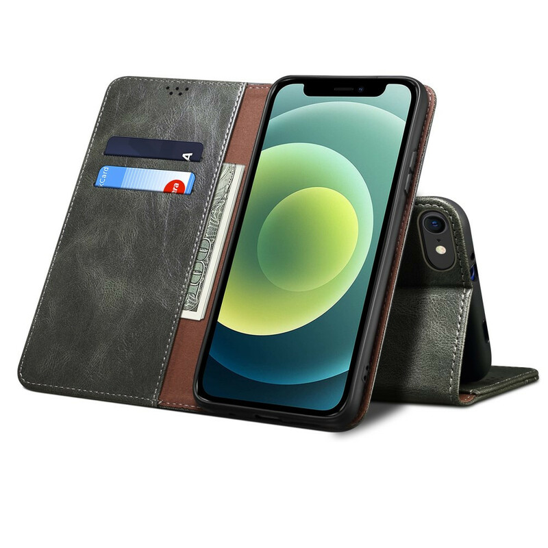 Flip Cover iPhone 13 Mini Kunstleer Flip Cover iPhone 13 Mini Kunstleer
