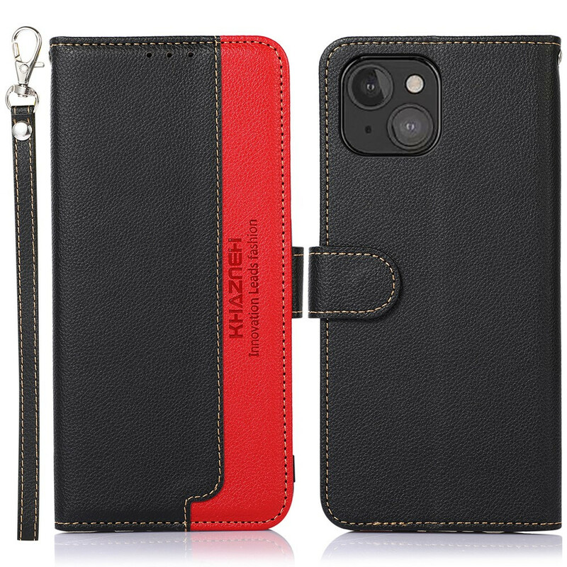 Case iPhone 13 Mini stijl Litchi RFID KHAZNEH