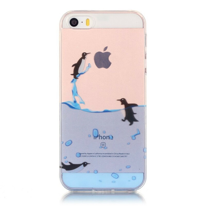iPhone SE/5/5S duidelijk geval Pinguïn Spel