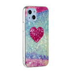 iPhone 13 Mini Marmer Glitter Hoesje