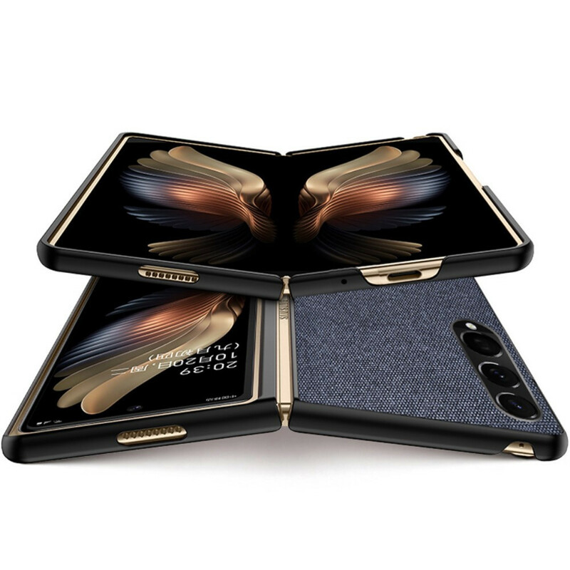 Samsung Galaxy Z Fold 3 5G geweven lederen hoesje