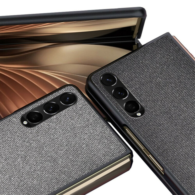 Samsung Galaxy Z Fold 3 5G geweven lederen hoesje