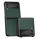 Samsung Galaxy Z Flip 3 5G Kunstlederen Hoesje Samsung Galaxy Z Flip 3 5G Kunstlederen Hoesje