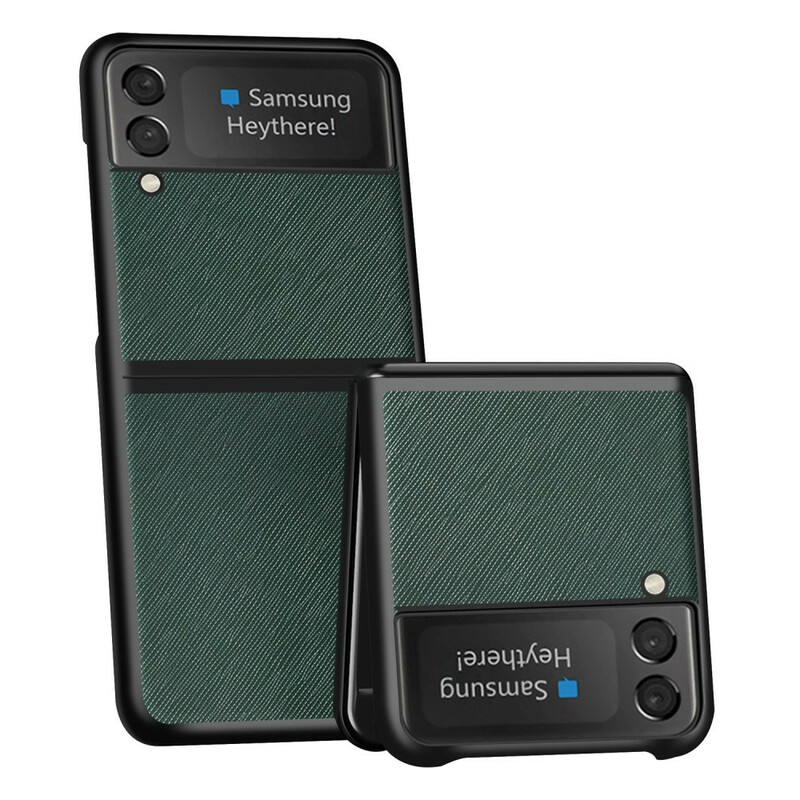 Samsung Galaxy Z Flip 3 5G Kunstlederen Hoesje