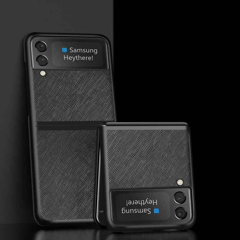 Samsung Galaxy Z Flip 3 5G Kunstlederen Hoesje