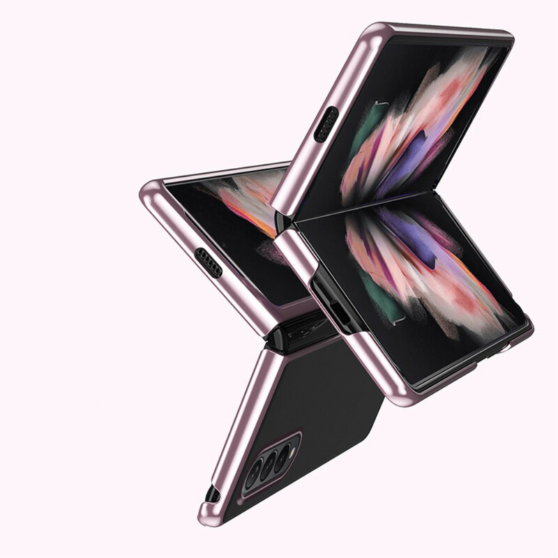 Samsung Galaxy Z Fold 3 5G transparante cover metalen stijl randen