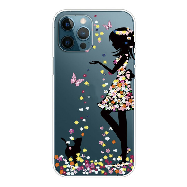 iPhone 13 Pro Jeune Fille Fleurie Case