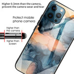 iPhone 13 Pro Case Marmer Gehard Glas