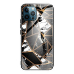 iPhone 13 Pro Hard Case Marmeren Geometrie