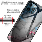 iPhone 13 Pro Geometrie getemperd glas case