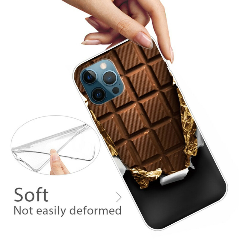 iPhone 13 Pro Max Flexibele Hoes Chocolade