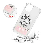 iPhone 13 Pro Max Case Never Stop Dreaming Glitter