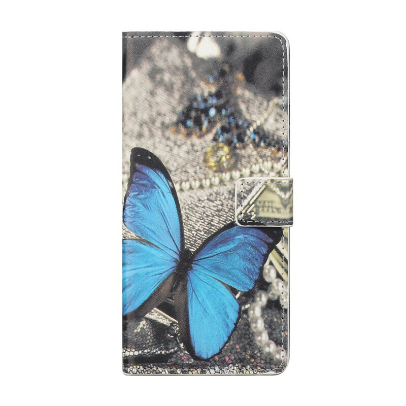 Case iPhone 13 Pro Vlinder Blauw