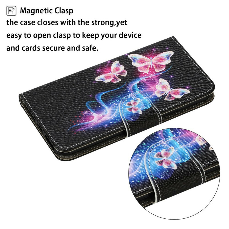 Hoesje voor iPhone 13 Pro Magische Vlinders