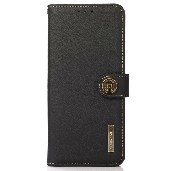iPhone 13 Pro Echt Lederen Hoesje KHAZNEH RFID