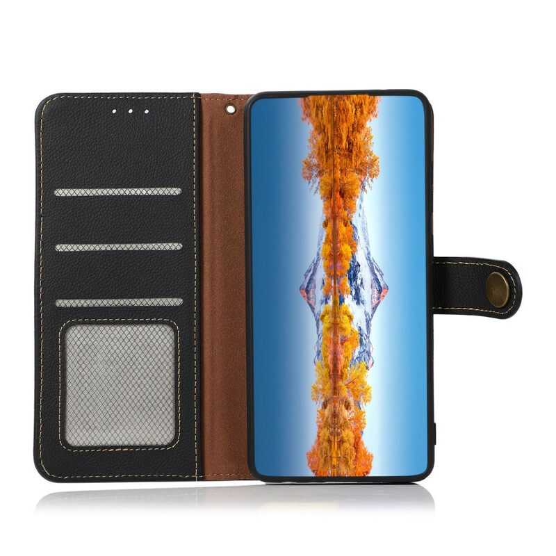 iPhone 13 Pro Echt Lederen Hoesje KHAZNEH RFID iPhone 13 Pro Echt Lederen Hoesje KHAZNEH RFID
