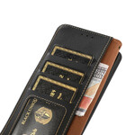 iPhone 13 Pro Echt Lederen Hoesje KHAZNEH RFID iPhone 13 Pro Echt Lederen Hoesje KHAZNEH RFID