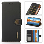 iPhone 13 Pro Echt Lederen Hoesje KHAZNEH RFID iPhone 13 Pro Echt Lederen Hoesje KHAZNEH RFID